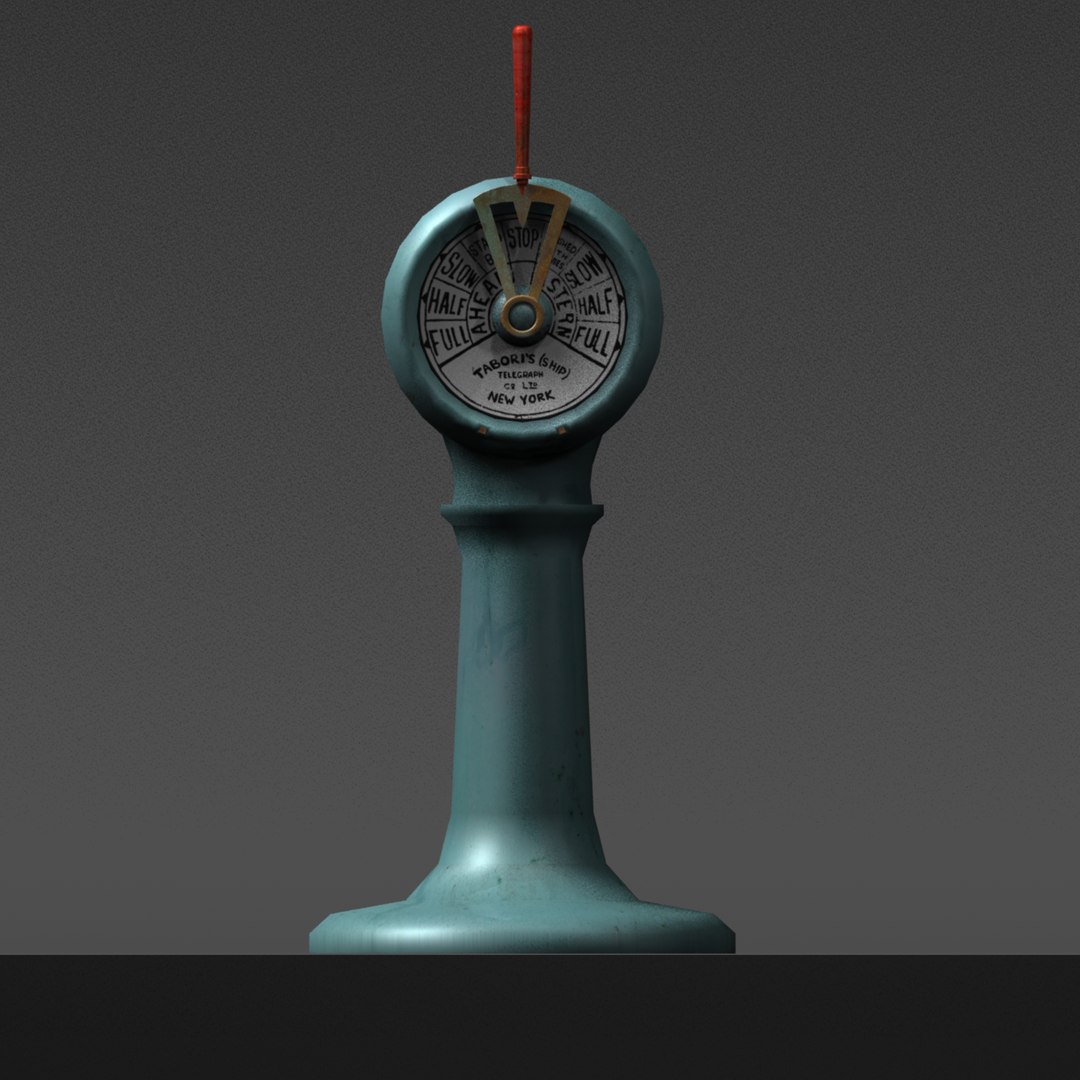 Sea Ship Throttle 3d Model