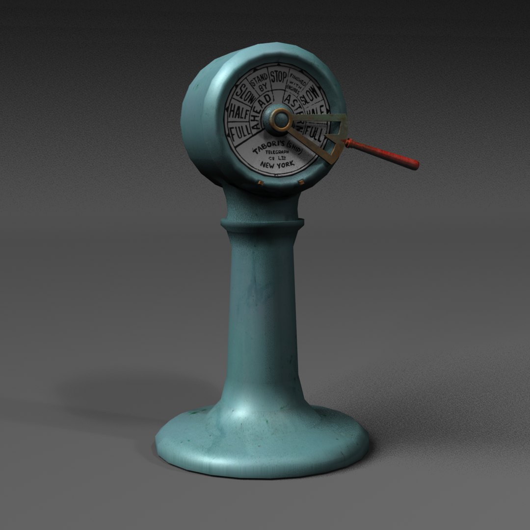 Sea Ship Throttle 3d Model