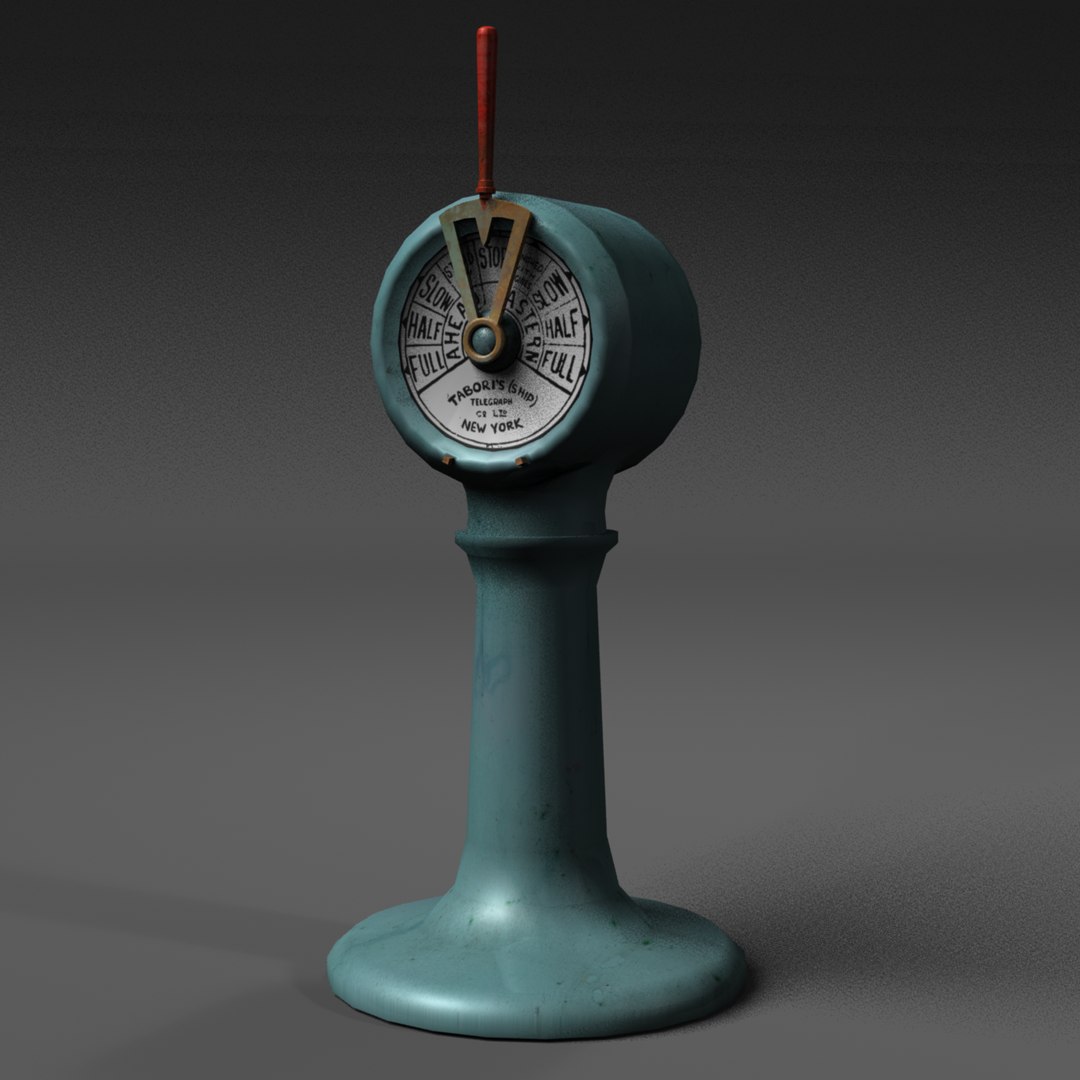 Sea Ship Throttle 3d Model