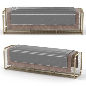 3D bench caballito long model