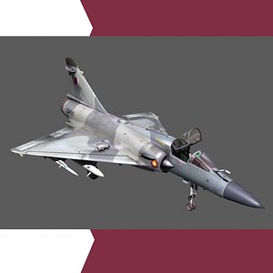 Mirage 2000 Qatar 3D model