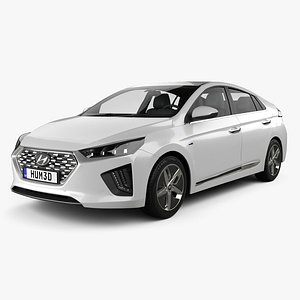 Hyundai Ioniq hybrid 2019 3D model
