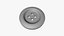 3d button model