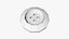 3d button model