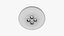 3d button model
