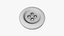 3d button model