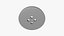 3d button model