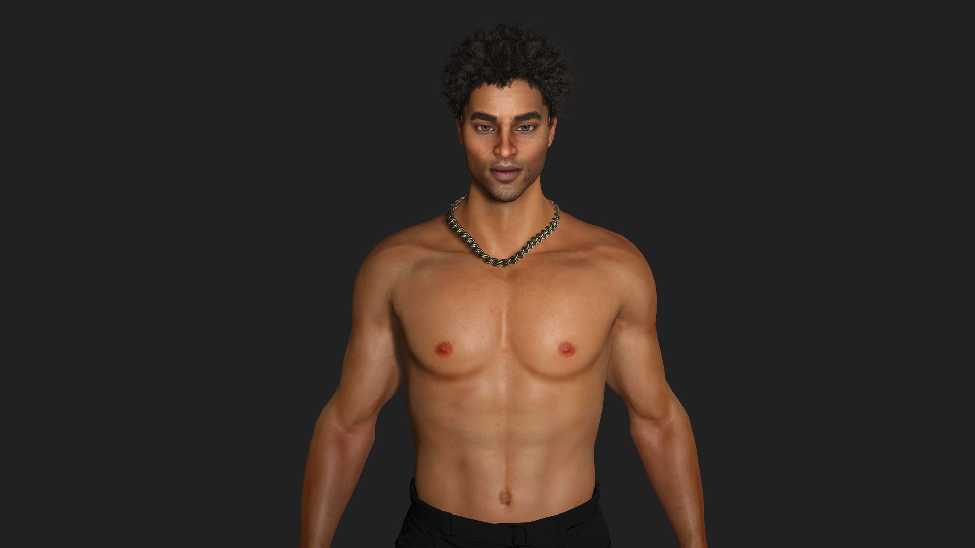 3D AAA 3D REALISTIC AFRICAN MALE CHARACTER - STREET STYLE GTA FUNKY ...