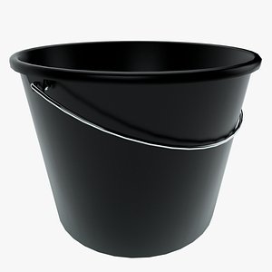 Bucket Lowpoly 3D model