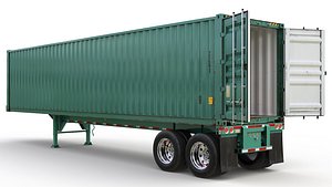 Generic Trailer Container 3D
