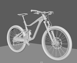 3D giant reign 2 bike model