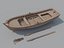 3D Wooden Boat
