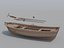 3D Wooden Boat