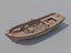 3D Wooden Boat