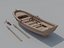 3D Wooden Boat