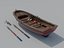3D Wooden Boat