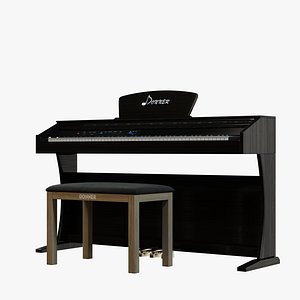 3D Piano Donner DDP-95 model