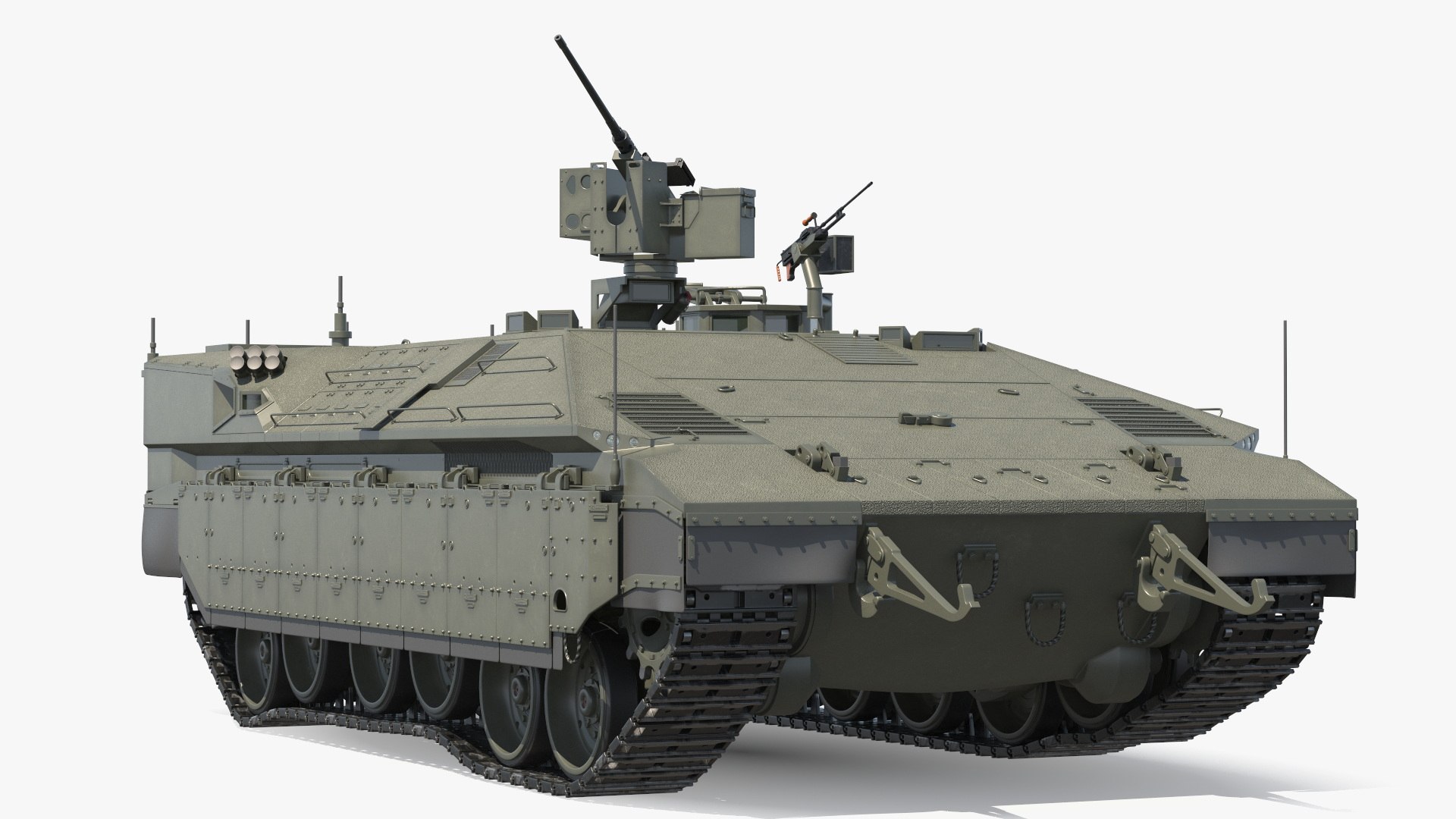 Israeli Namer APC with Machine Gun Station Rigged
