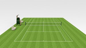 Tennis Court 3D