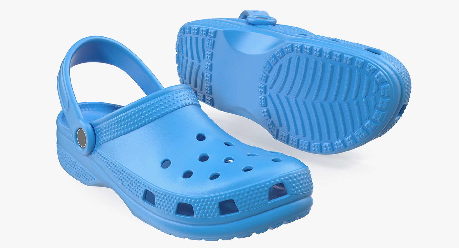 Causal Summer Foam Sandals 3D model preview