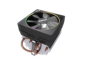 amd cpu cooler 3D model
