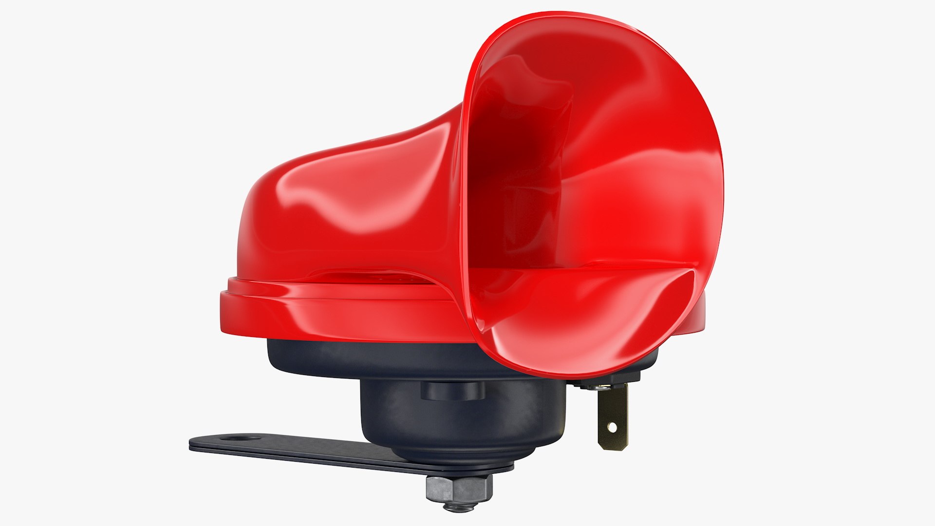 Hella Electric Snail Car Horn 400Hz 3D model preview