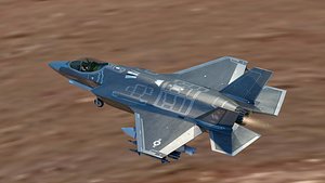 F35A Lightning II - Rigged - with high resolution Textures