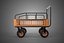 CARGO CART WAGON WAREHOUSE GARDEN CRATE RACK TROLLEY WHEELBARROW