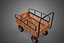 CARGO CART WAGON WAREHOUSE GARDEN CRATE RACK TROLLEY WHEELBARROW