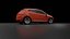 Renault Clio 2020 низкополигональная