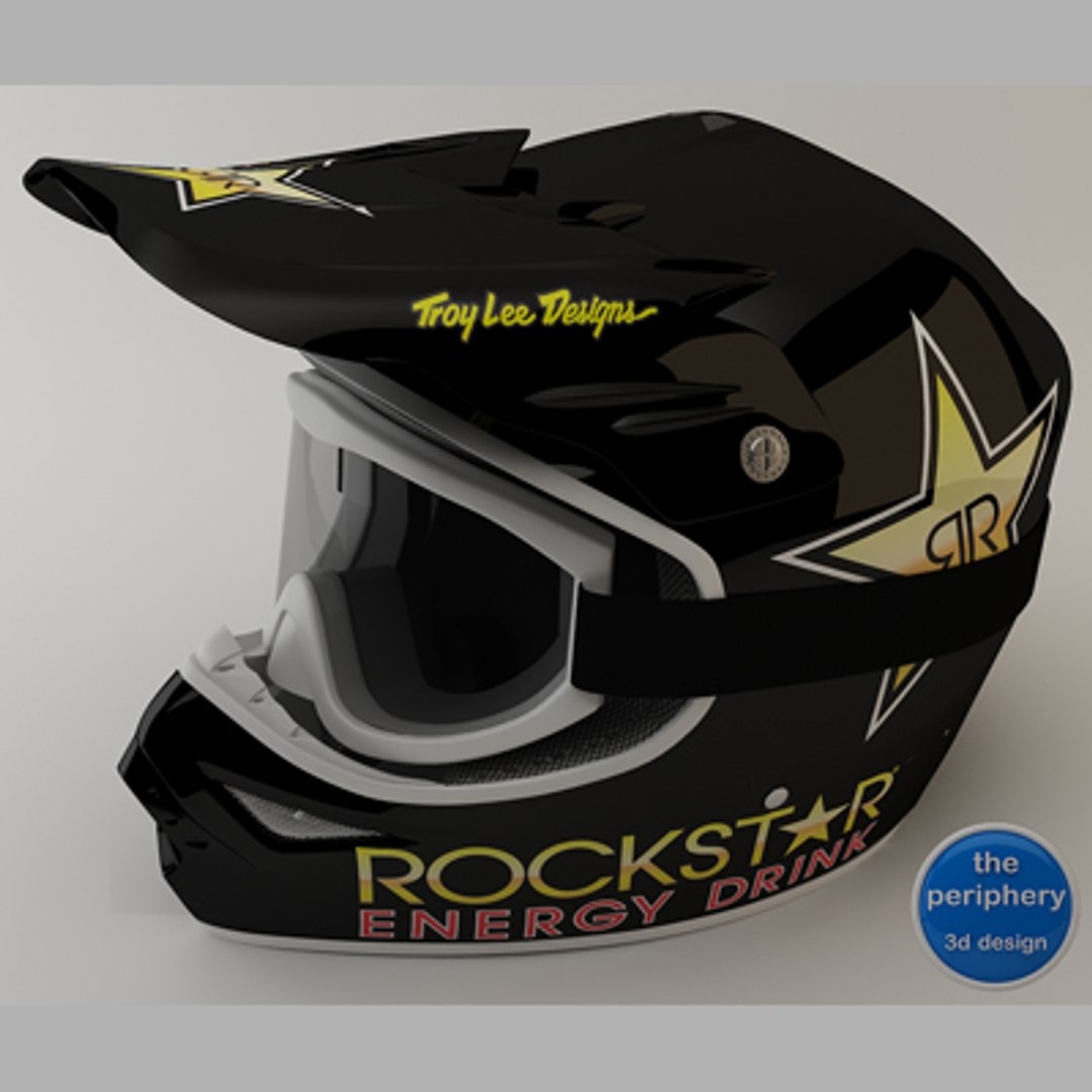 3d tld rockstar helmet goggles
