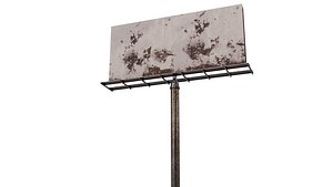 advertising billboard 3D model