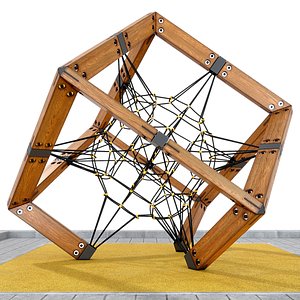Children's play rope complex Cube