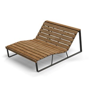 3D lounger outdoor elements