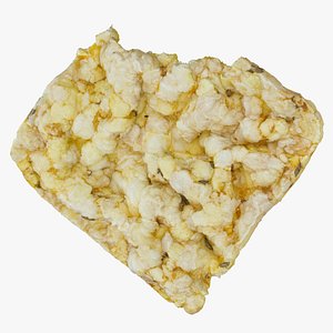 corn cake square 01 3D model