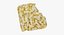 corn cake square 01 3D model