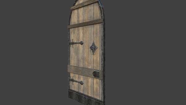 medieval door 3D model