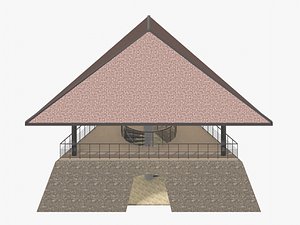 Tropical pavilion 26A77 3D model