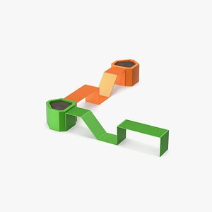 Metal Bench 3D model