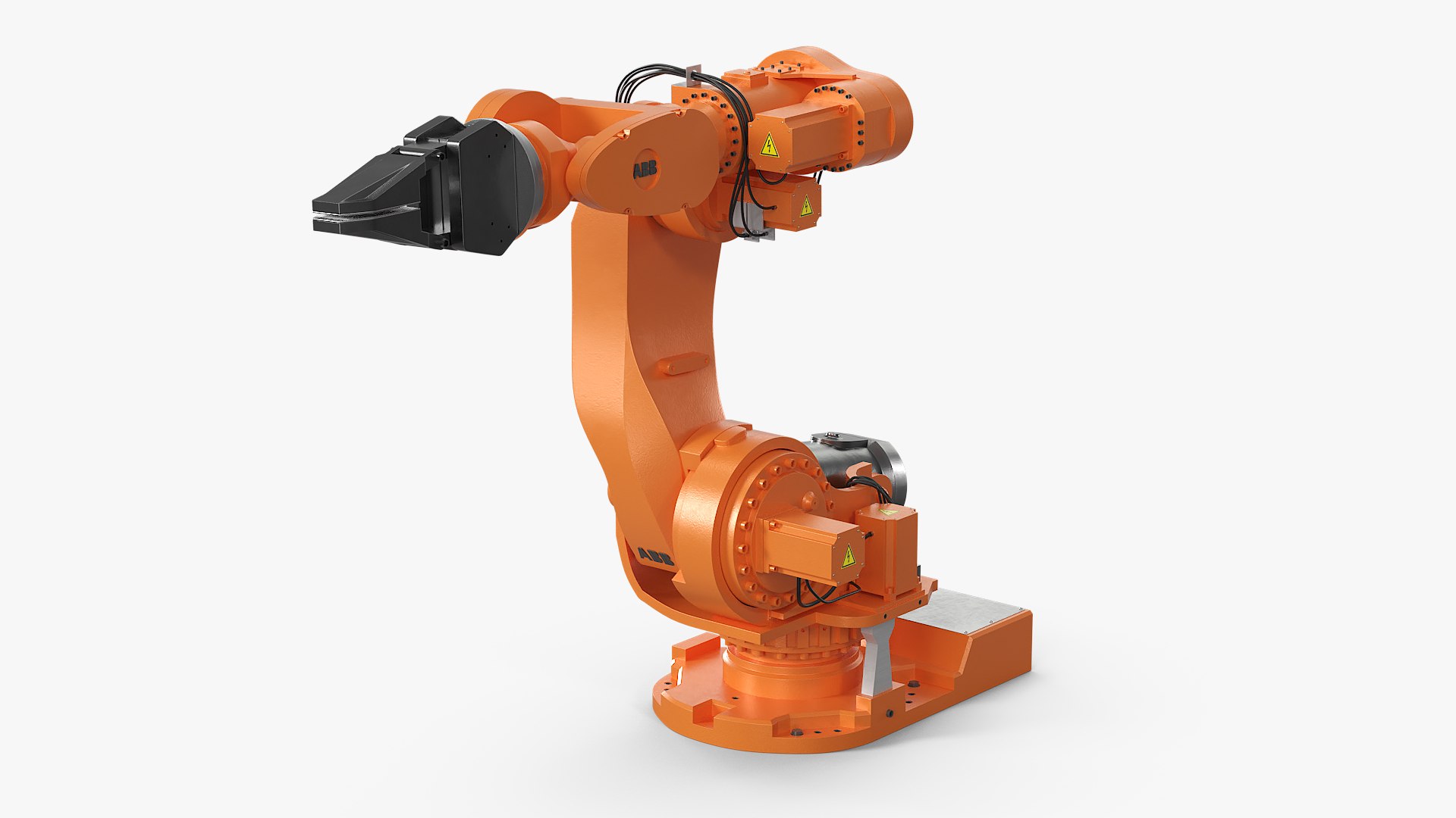 ABB IRB 7600 with Gripper Orange 3D model preview