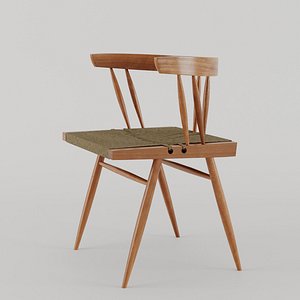 3D George Nakashima - Grass Seated Chair model