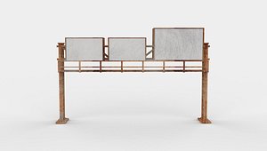 3D model Highway Sign 3D model