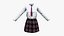 Weibliche Schuluniform