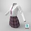 Weibliche Schuluniform