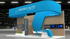 exhibition creative 3D model