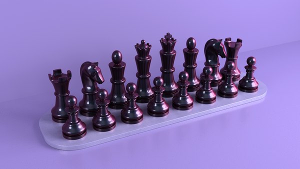 modelo 3d Piezas de ajedrez - TurboSquid 1816343