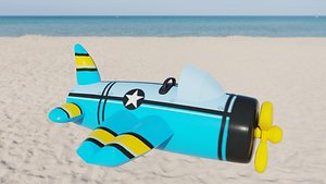 plane inflatable toy 3D model