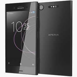 3D realistic sony xperia xz1 model