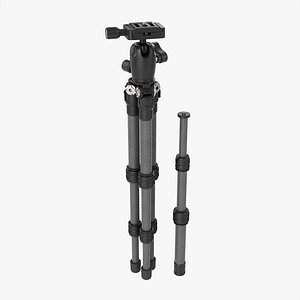 3D Tabletop carbon camera tripod 02
