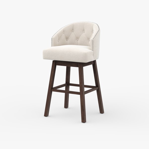 Farmington Swivel Bar Stool 3D 모델 TurboSquid 2059900